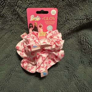 GLOV + Barbie Pink Scrunchies Set, Three Size